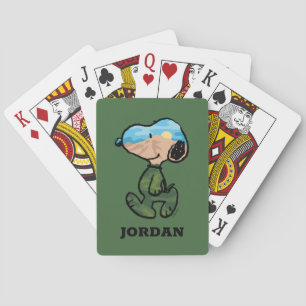 Erdnüsse   Große Snoopy-Karten im Freien Spielkarten