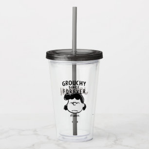 Erdnüsse Grouchy Seit Forever Lucy Acryltrinkbecher