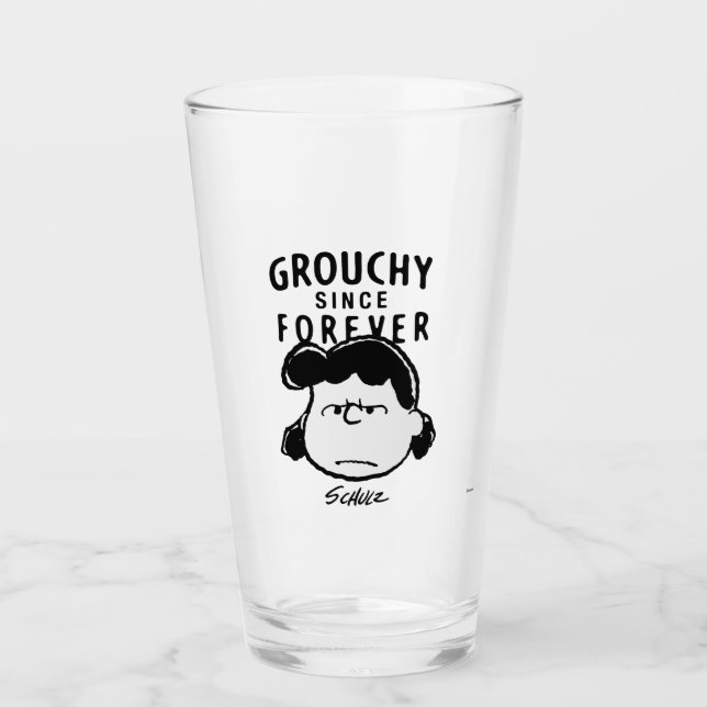 Erdnüsse | Grouchy Seit Forever Lucy Glas (Vorderseite)