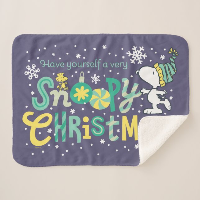 Erdnüsse | Haben Sie sich selbst einen sehr Snoopy Sherpadecke (Vorderseite (Horizontal))