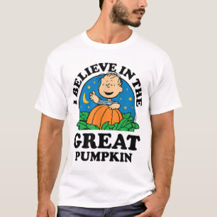 Erdnüsse Halloween ich glaube an den großen Kürbis T-Shirt