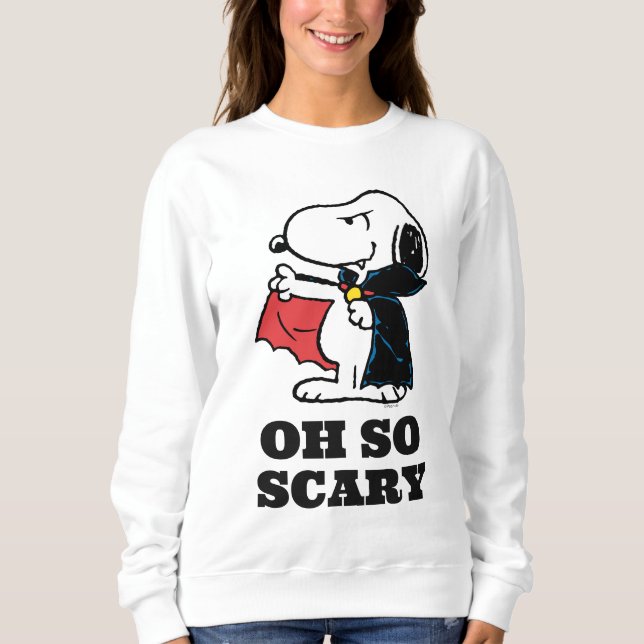 Erdnüsse | Halloween Snoopy Vampire Sweatshirt (Vorderseite)