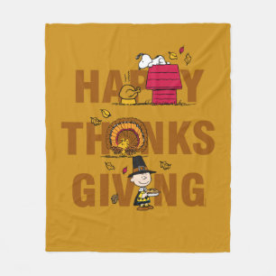 Erdnüsse   Happy Thanksgiving Combo Fleecedecke