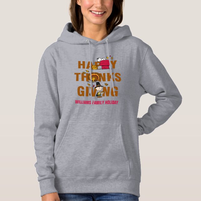 Erdnüsse | Happy Thanksgiving Combo Hoodie (Vorderseite)