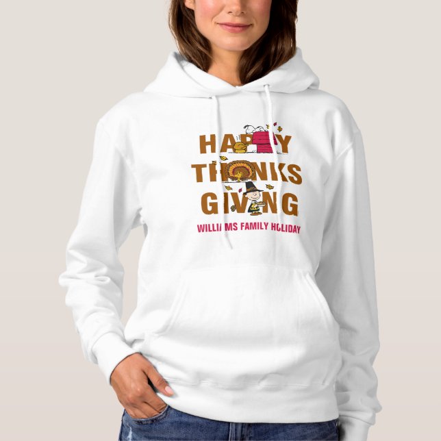 Erdnüsse | Happy Thanksgiving Combo Hoodie (Vorderseite)