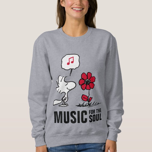 Erdnüsse | Holz riecht nach Blume Sweatshirt (Vorderseite)