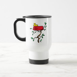 Erdnüsse Holzeinschlag in Snoopy's Dish Reisebecher