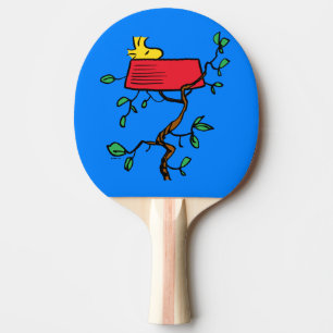 Erdnüsse   Holzeinschlag in Snoopy's Dish Tischtennis Schläger