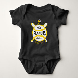 Erdnüsse   HolzErdnüsse Baseball seit 1950 Baby Strampler