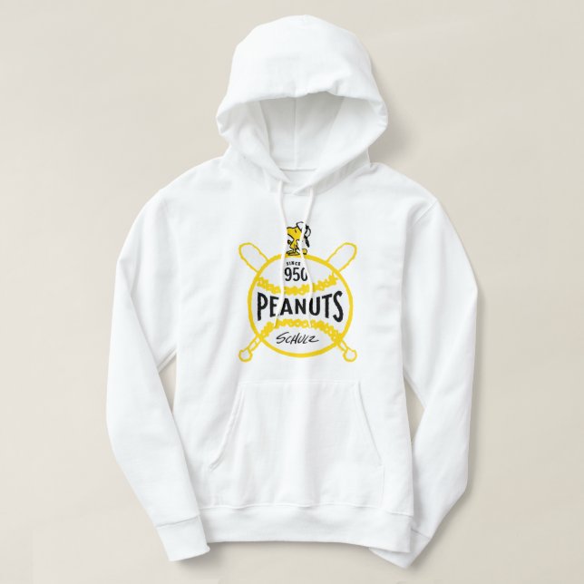 Erdnüsse | HolzErdnüsse Baseball seit 1950 Hoodie (Design vorne)