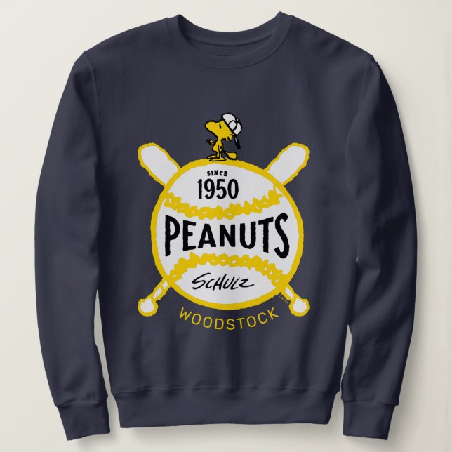 Erdnüsse | HolzErdnüsse Baseball seit 1950 Sweatshirt (Design vorne)