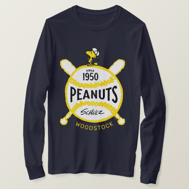 Erdnüsse | HolzErdnüsse Baseball seit 1950 T-Shirt (Design vorne)