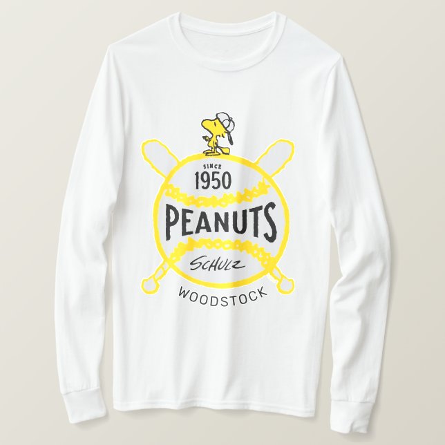 Erdnüsse | HolzErdnüsse Baseball seit 1950 T-Shirt (Design vorne)