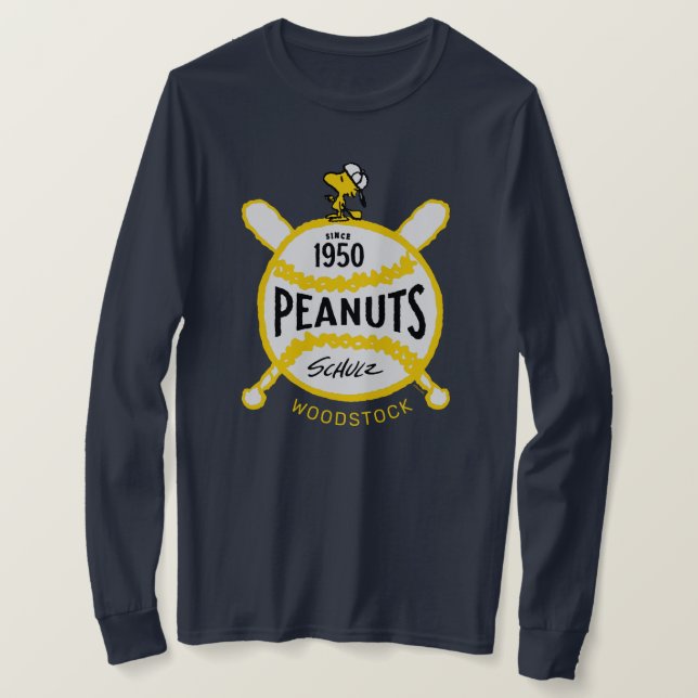 Erdnüsse | HolzErdnüsse Baseball seit 1950 T-Shirt (Design vorne)