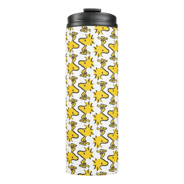 Erdnüsse | Holzmuster Thermosbecher (Vorderseite)