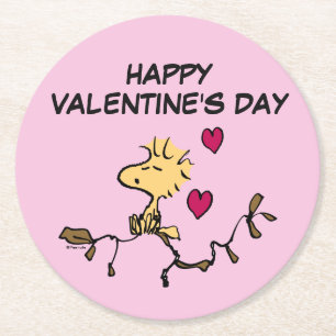 Erdnüsse   Holzpfeife Runder Pappuntersetzer