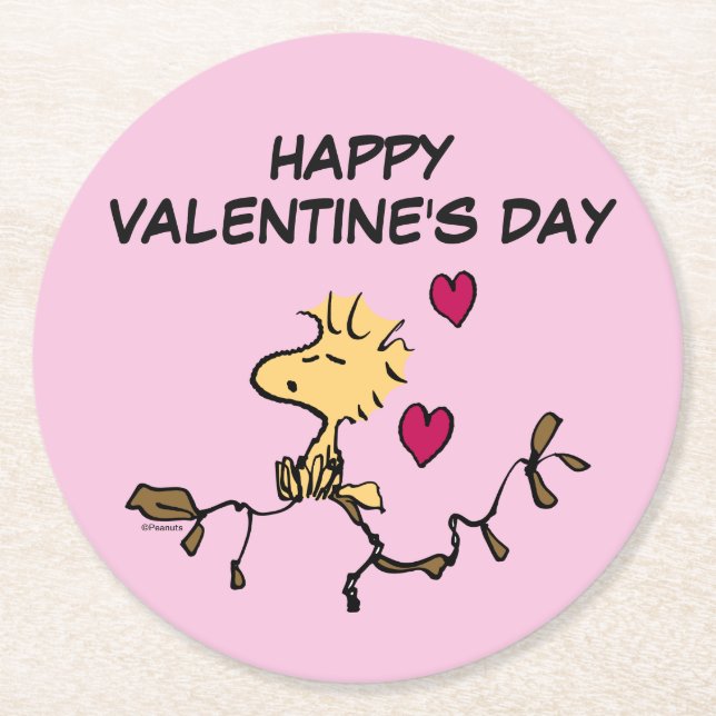 Erdnüsse | Holzpfeife Runder Pappuntersetzer (Vorderseite)