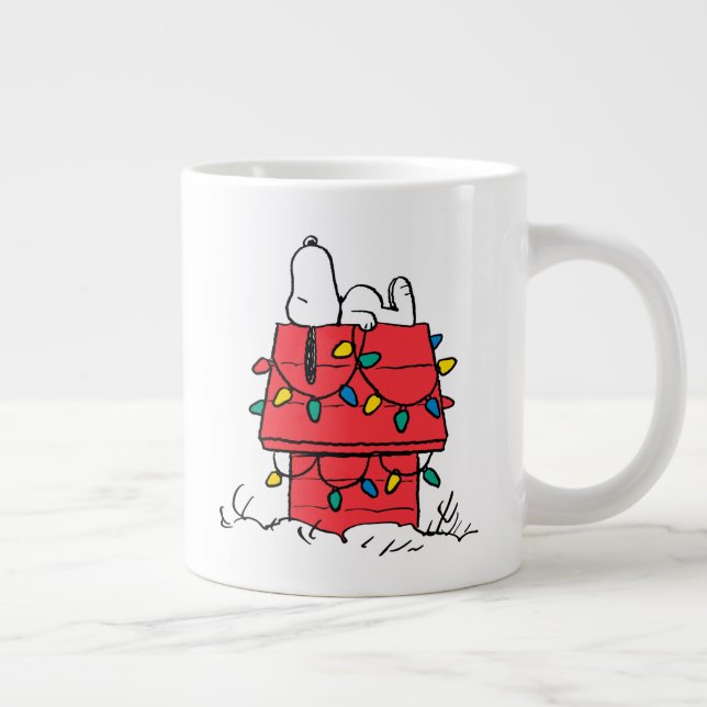 Erdnüsse | Hundehütte Snoopy mit Licht Jumbo-Tasse (Rechts)