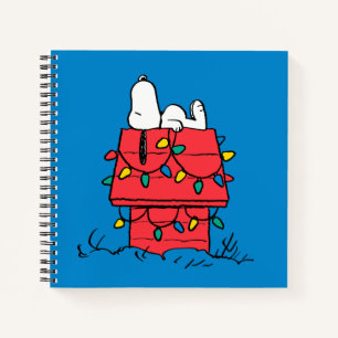 Erdnüsse Hundehütte Snoopy mit Licht Notizbuch