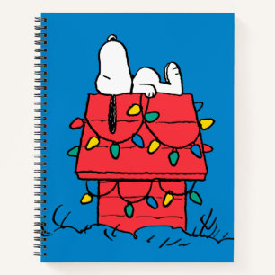 Erdnüsse Hundehütte Snoopy mit Licht Notizbuch