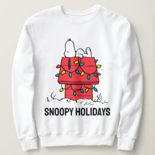 Erdnüsse Hundehütte Snoopy mit Licht Sweatshirt