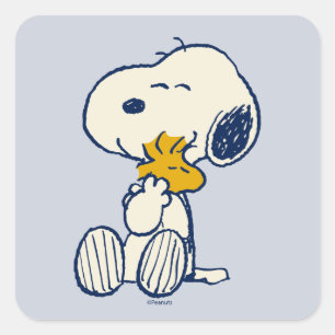 Erdnüsse im Blut Quadratischer Aufkleber