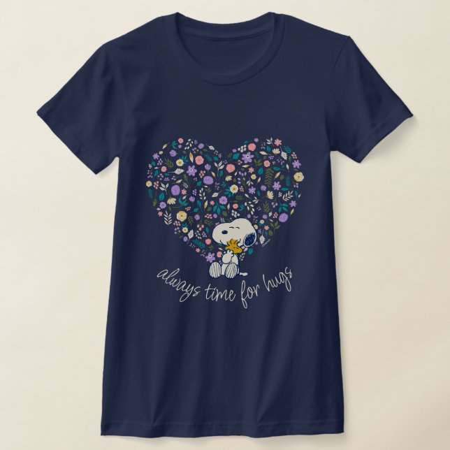 Erdnüsse im Blut | Snoopy Heart T-Shirt (Ablage )
