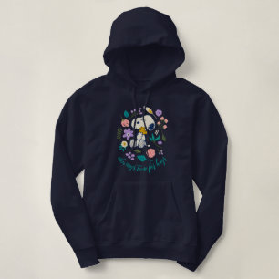 Erdnüsse im Blut Snoopy & Woodstock Blume Umarmu Hoodie