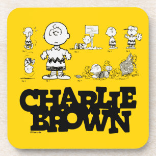 Erdnüsse   Immer Charlie Brown Getränkeuntersetzer