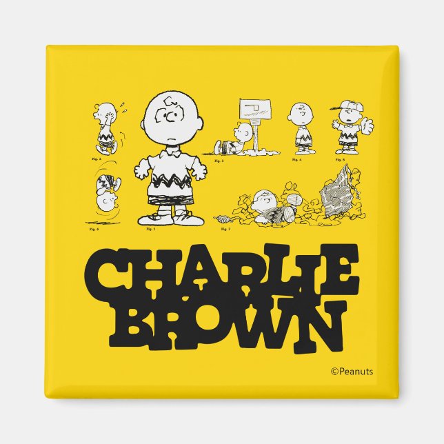 Erdnüsse | Immer Charlie Brown Magnet (Vorne)