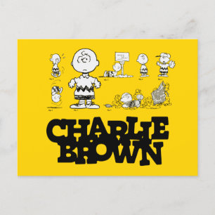 Erdnüsse   Immer Charlie Brown Postkarte