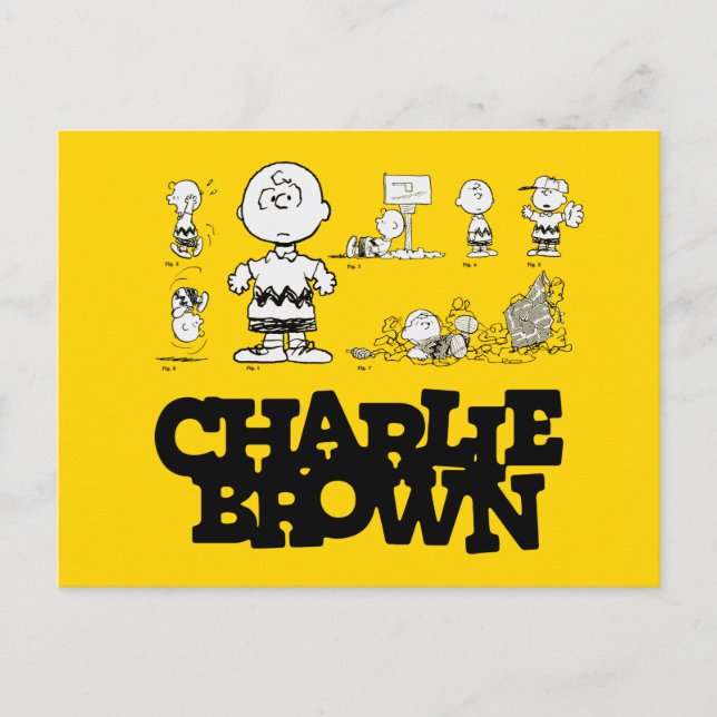 Erdnüsse | Immer Charlie Brown Postkarte (Vorderseite)