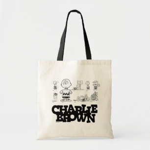 Erdnüsse   Immer Charlie Brown Tragetasche