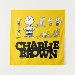 Erdnüsse Immer Charlie Brown Wandteppich