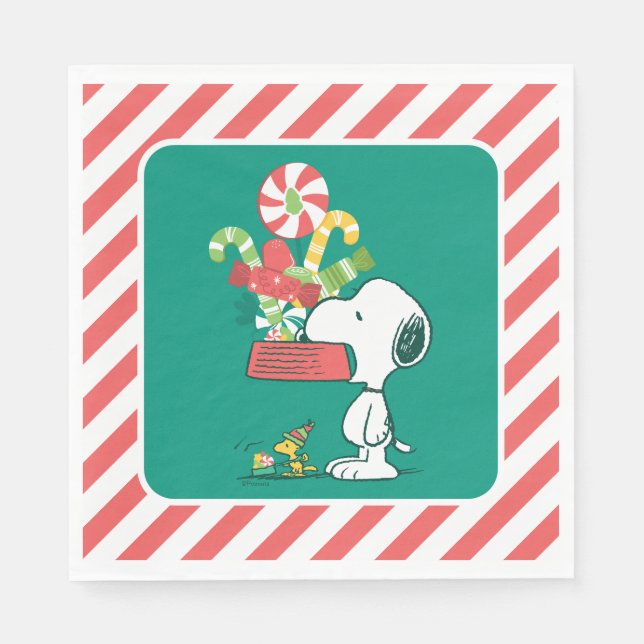 Erdnüsse | Je mehr Merrier Serviette (Vorderseite)