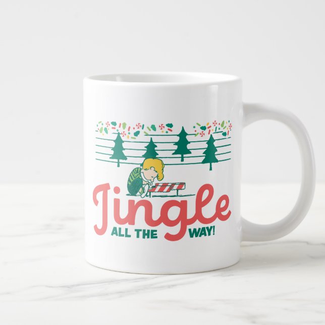 Erdnüsse | Jingle All The Way Jumbo-Tasse (Rechts)