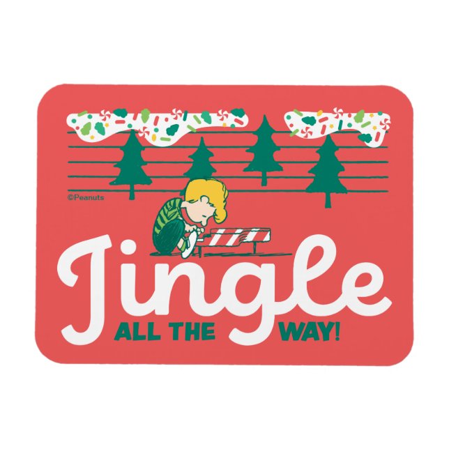 Erdnüsse | Jingle All The Way Magnet (Horizontal)