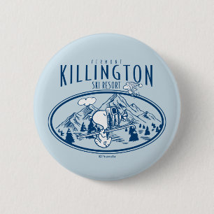 Erdnüsse Killington Ski Resort Vermont Button