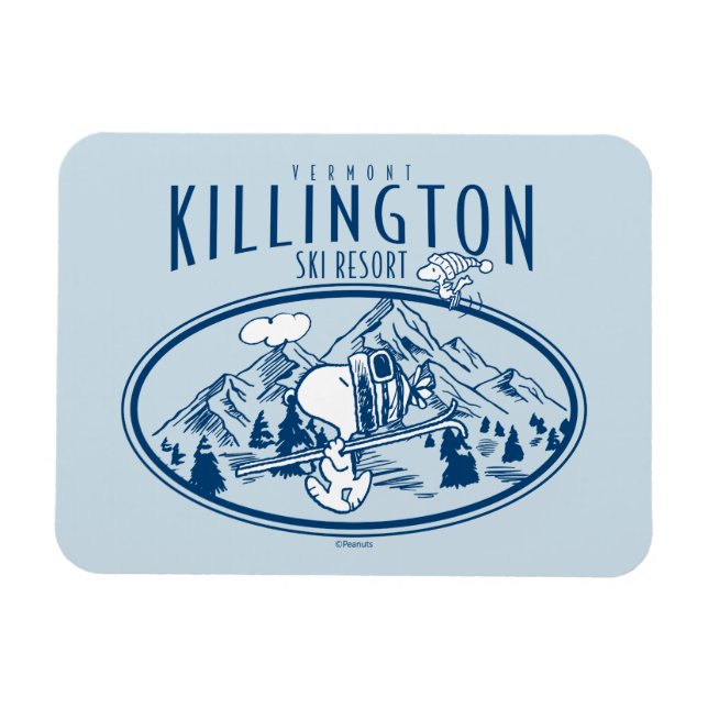 Erdnüsse | Killington Ski Resort Vermont Magnet (Horizontal)