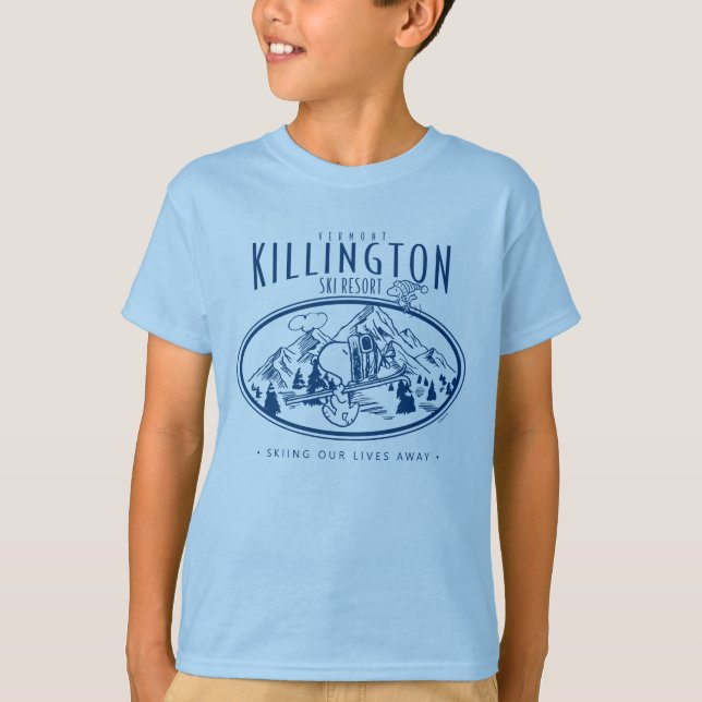 Erdnüsse | Killington Ski Resort Vermont T-Shirt (Vorderseite)