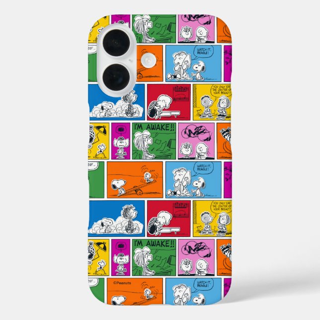 ERDNÜSSE | Klassisches Comic-Muster Case-Mate iPhone Hülle (Rückseite)