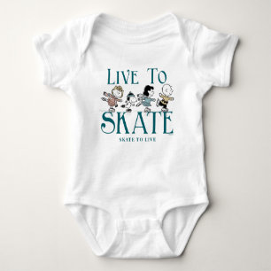 Erdnüsse   Leben in Skate Baby Strampler