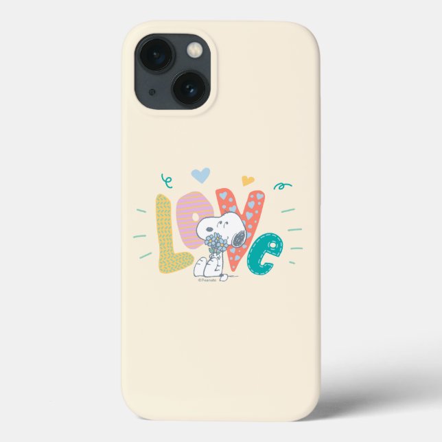 Erdnüsse | Liebe der Snoopy-Blume Case-Mate iPhone Hülle (Rückseite)