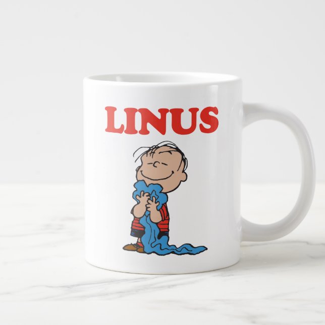 Erdnüsse | Linus Blanket Smile Jumbo-Tasse (Rechts)