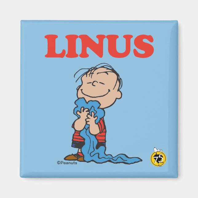 Erdnüsse | Linus Blanket Smile Magnet (Vorne)