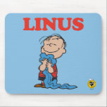 Erdnüsse | Linus Blanket Smile Mousepad<br><div class="desc">Karo dieses lustige Design von Peanuts mit Linus.</div>