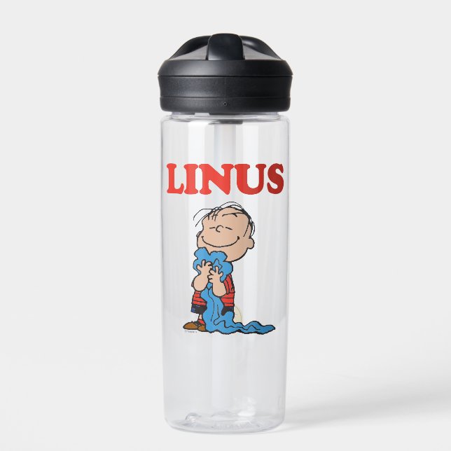 Erdnüsse | Linus Blanket Smile Trinkflasche (Vorderseite)