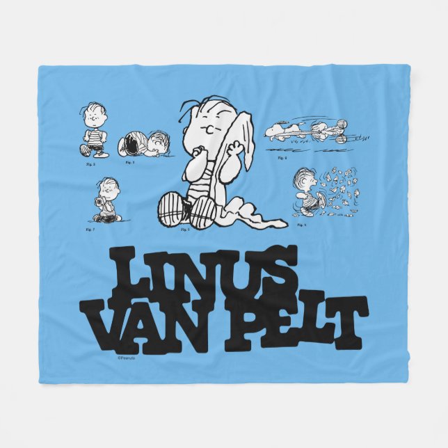 Erdnüsse | Linus Fleecedecke (Vorderseite (Horizontal))