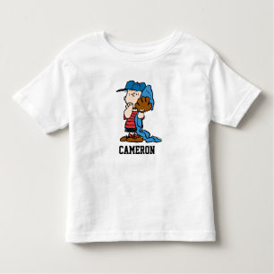 Erdnüsse   Linus in seinem Baseballgestänge Kleinkind T-shirt