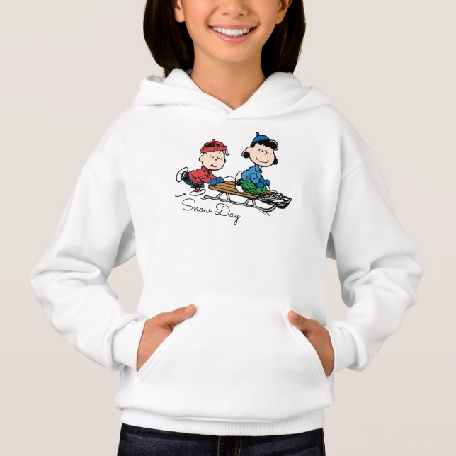 Erdnüsse | Linus & Lucy Sled Riding Hoodie (Vorderseite)